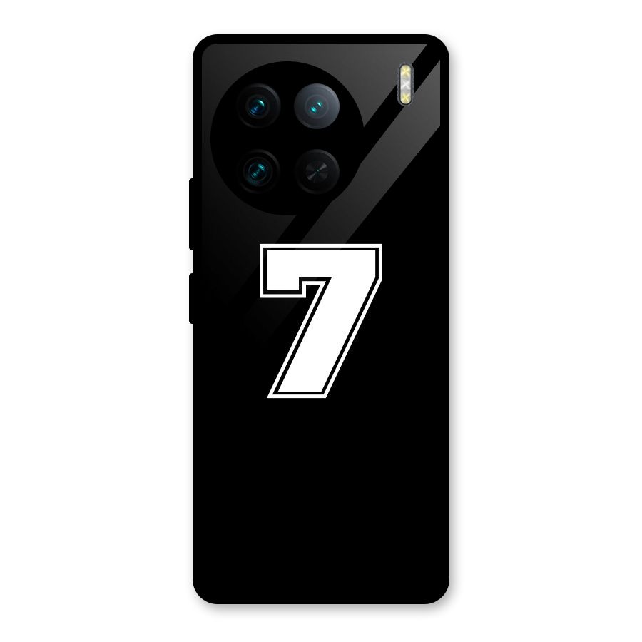 Number 7 Glass Back Case for Vivo X90 Pro