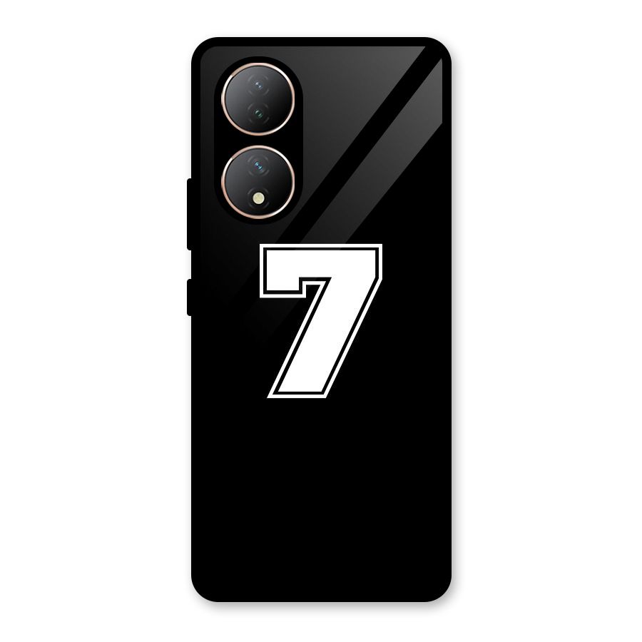 Number 7 Glass Back Case for Vivo Y100A