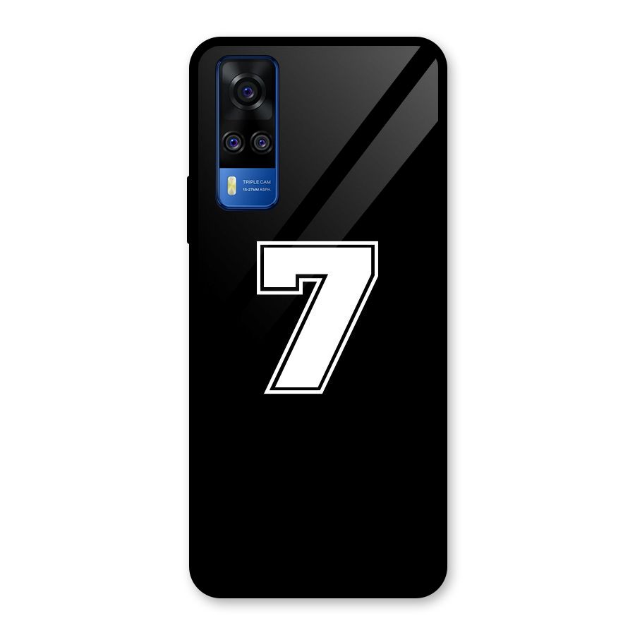 Number 7 Glass Back Case for Vivo Y31