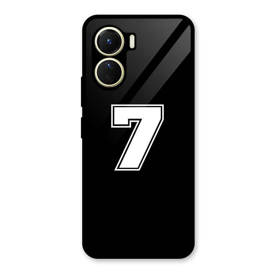 Number 7 Glass Back Case for Vivo Y56