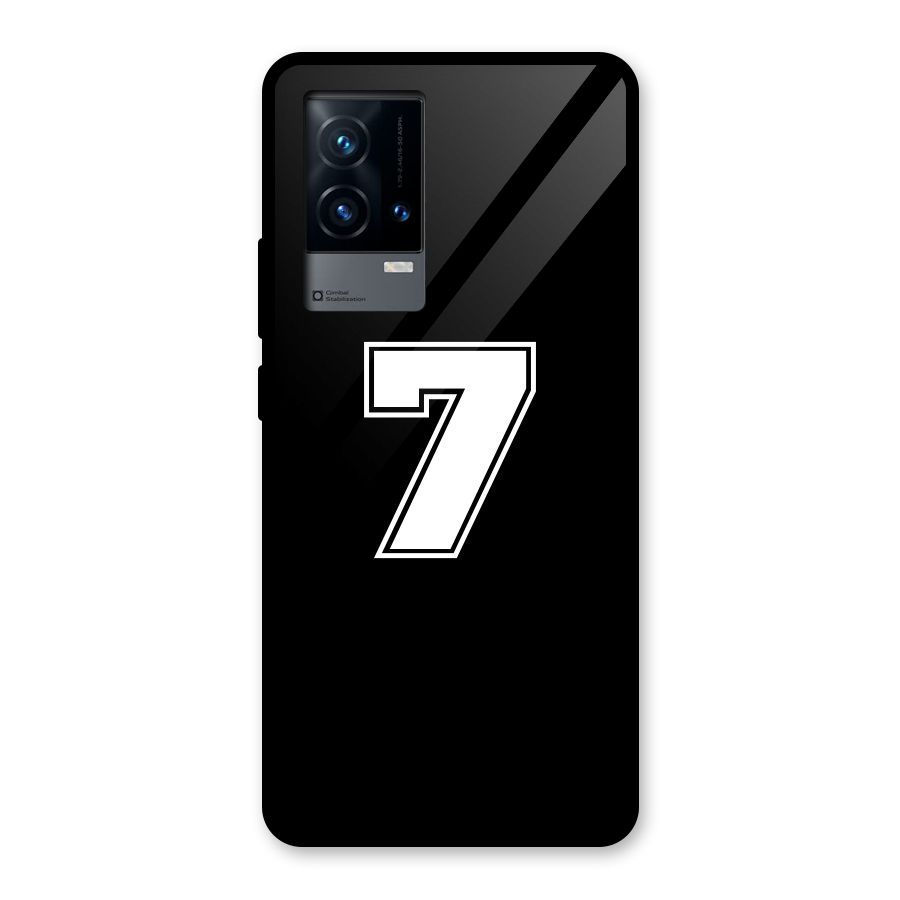 Number 7 Glass Back Case for iQOO 9 5G