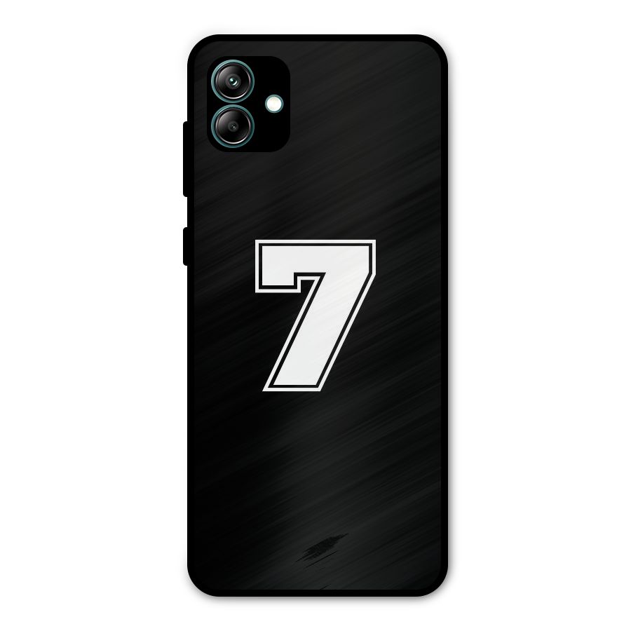 Number 7 Metal Back Case for Galaxy A04