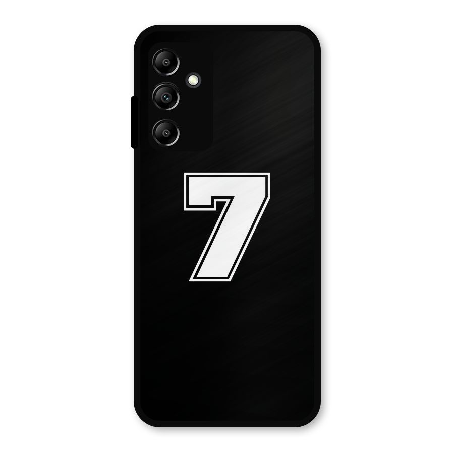 Number 7 Metal Back Case for Galaxy A14 5G
