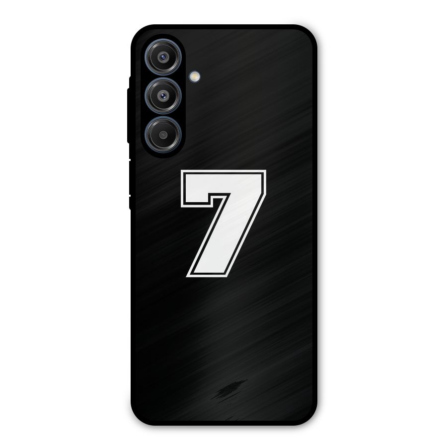 Number 7 Metal Back Case for Galaxy A16 5G