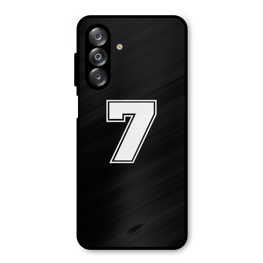Number 7 Metal Back Case for Galaxy A26