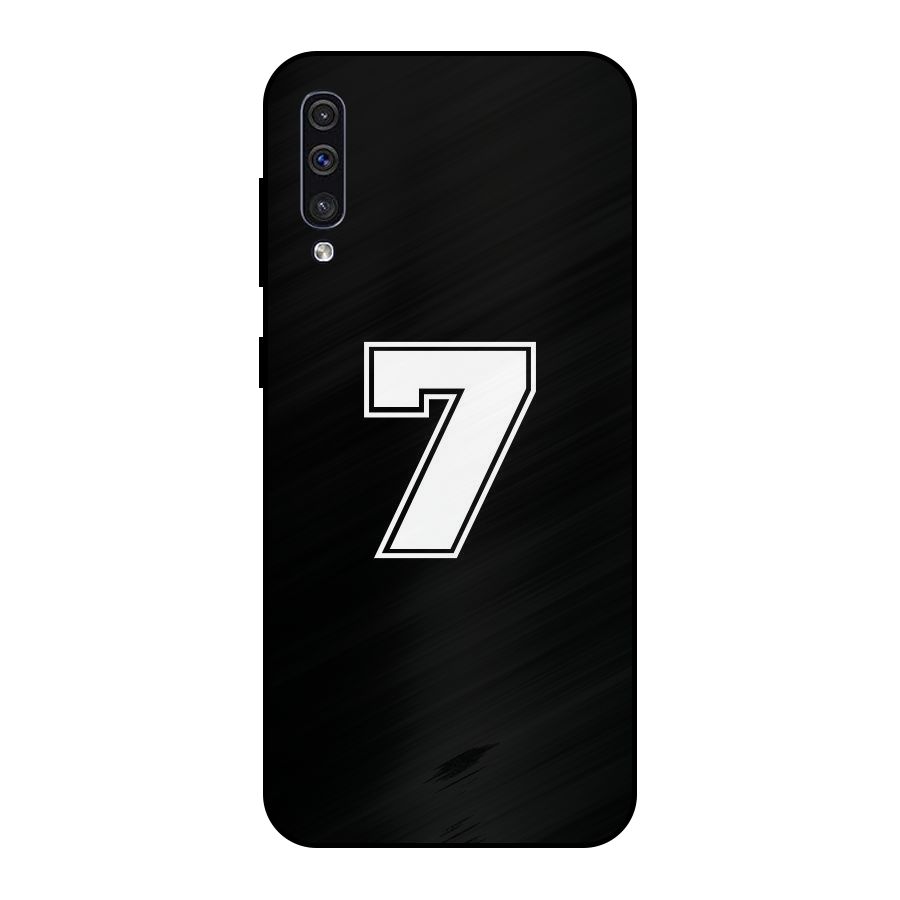 Number 7 Metal Back Case for Galaxy A30s
