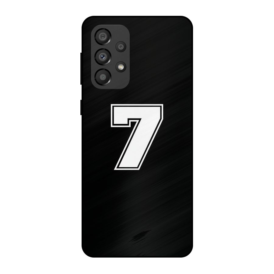 Number 7 Metal Back Case for Galaxy A33 5G
