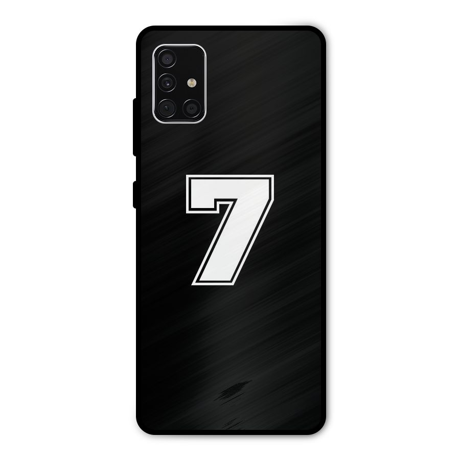 Number 7 Metal Back Case for Galaxy A51