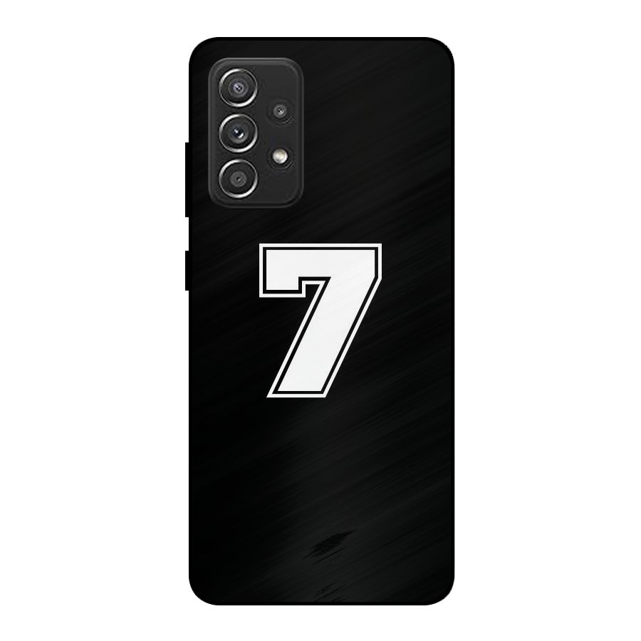 Number 7 Metal Back Case for Galaxy A52