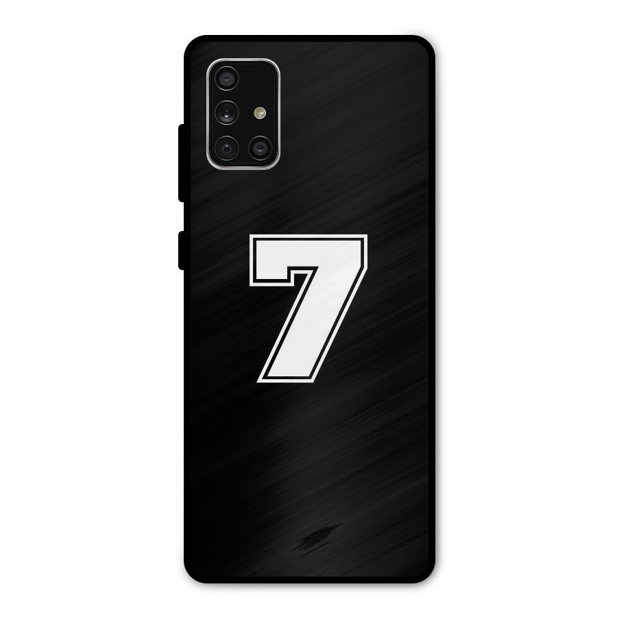 Number 7 Metal Back Case for Galaxy A71