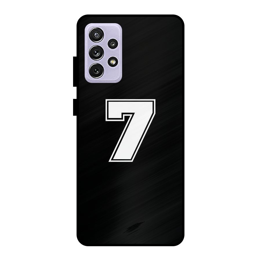 Number 7 Metal Back Case for Galaxy A72