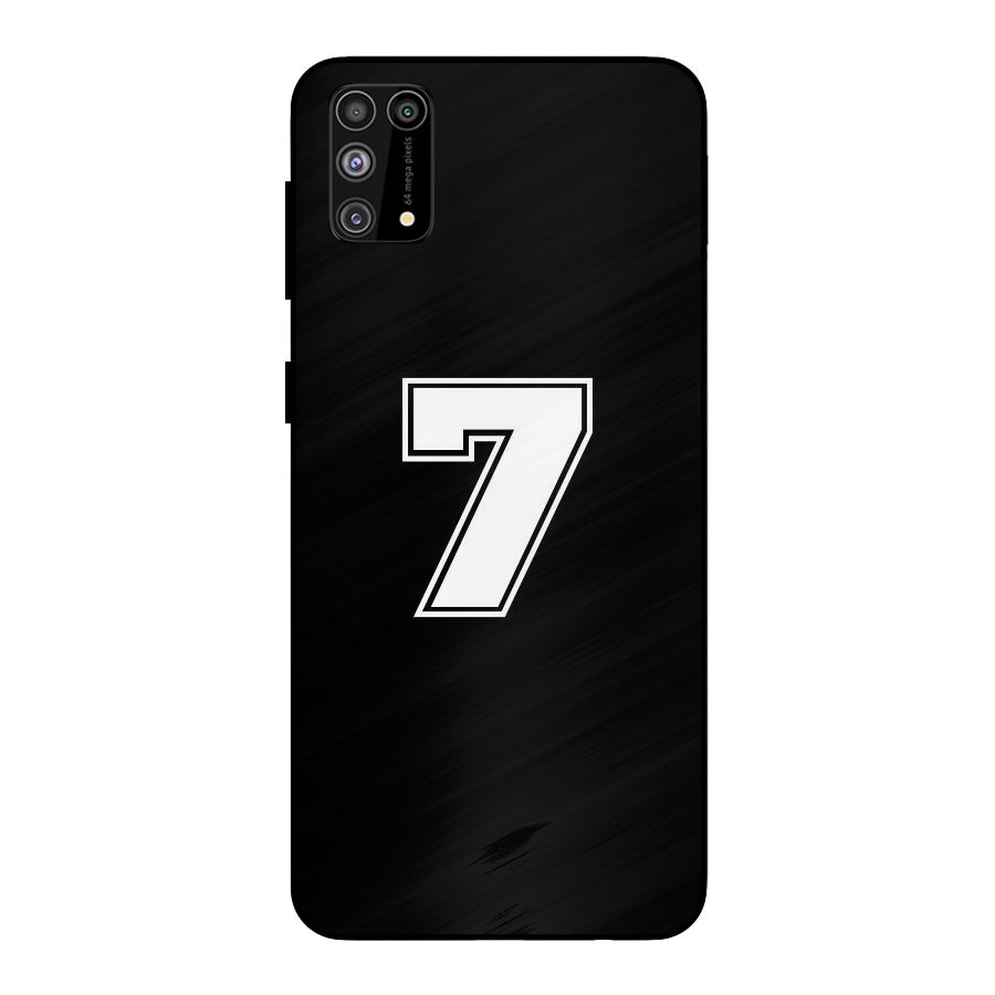 Number 7 Metal Back Case for Galaxy F41
