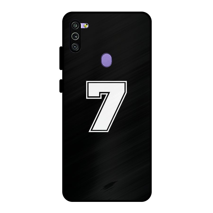 Number 7 Metal Back Case for Galaxy M11