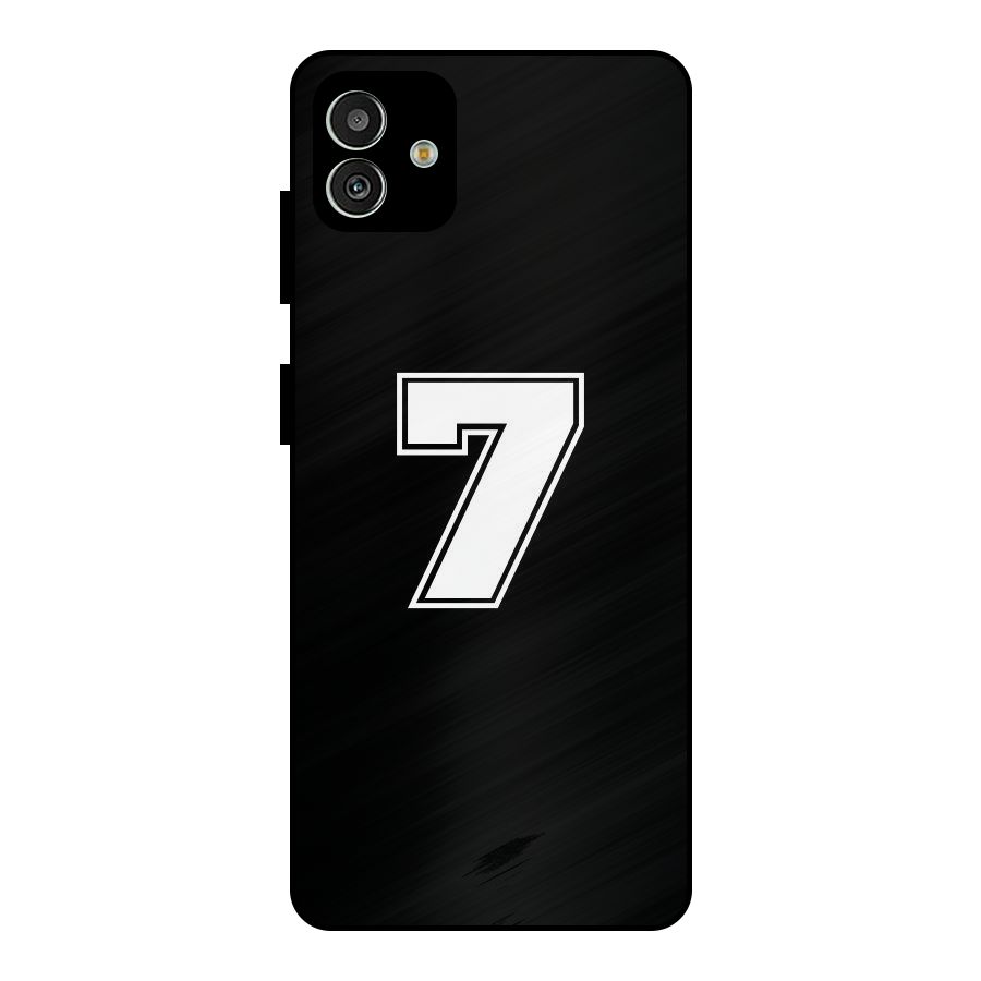 Number 7 Metal Back Case for Galaxy M13 5G