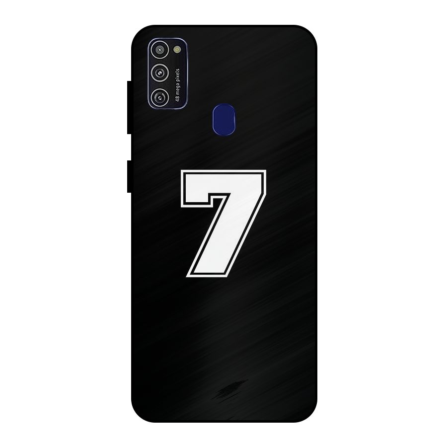 Number 7 Metal Back Case for Galaxy M30s