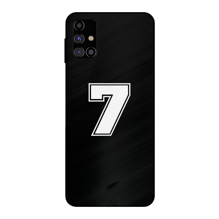 Number 7 Metal Back Case for Galaxy M31s