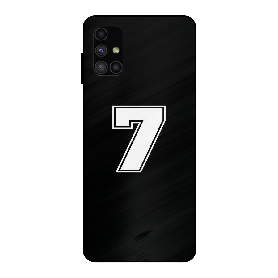 Number 7 Metal Back Case for Galaxy M51