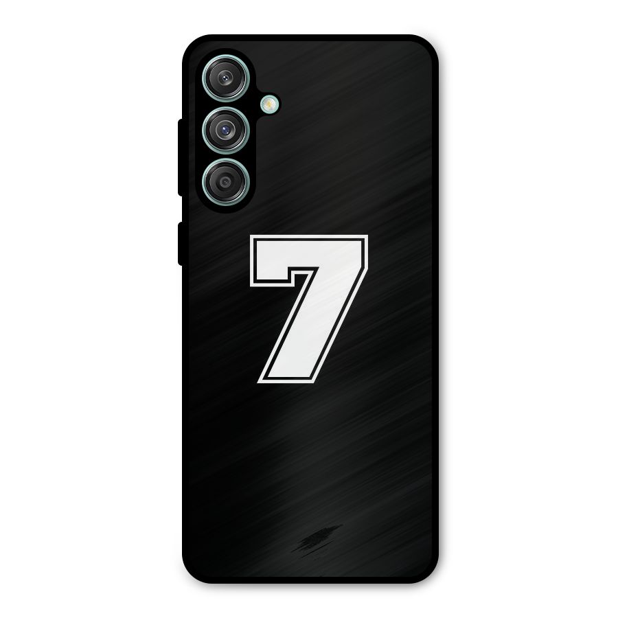 Number 7 Metal Back Case for Galaxy M55 5G