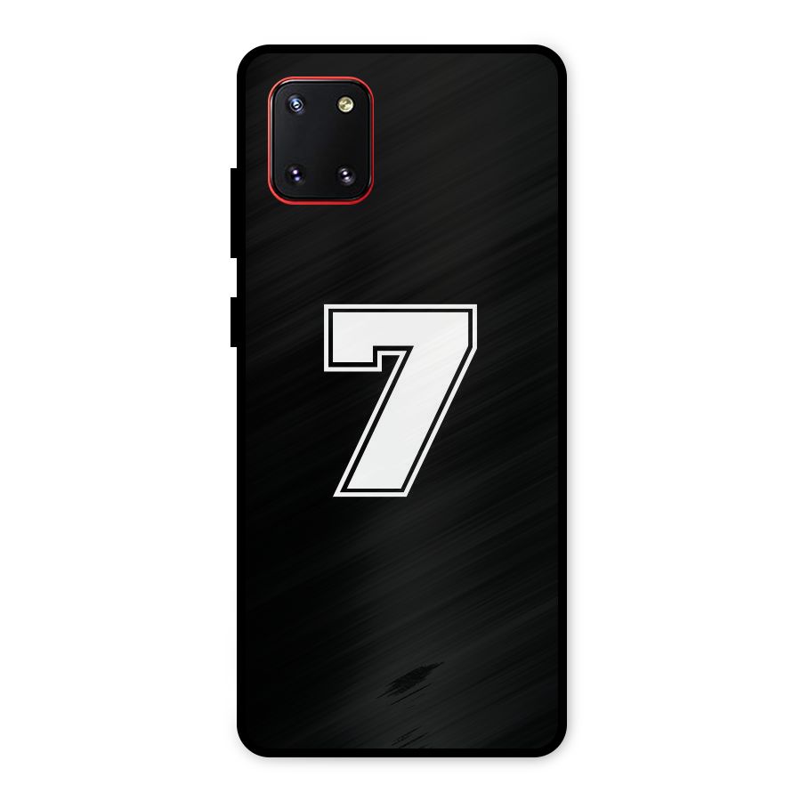 Number 7 Metal Back Case for Galaxy Note 10 Lite
