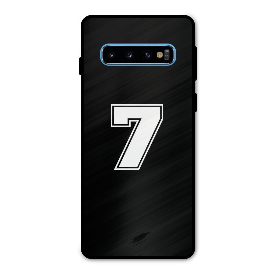 Number 7 Metal Back Case for Galaxy S10