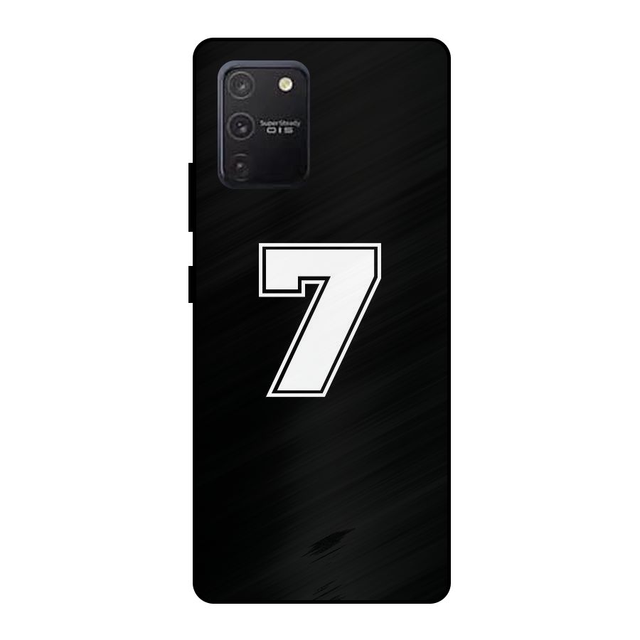 Number 7 Metal Back Case for Galaxy S10 Lite