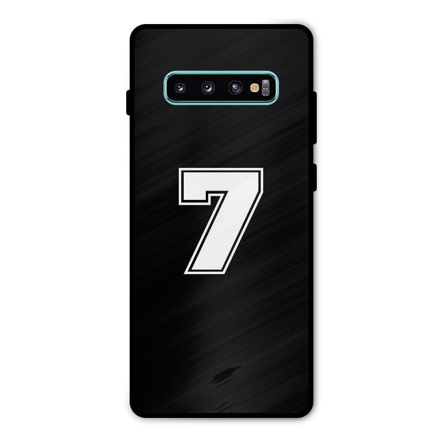 Number 7 Metal Back Case for Galaxy S10 Plus