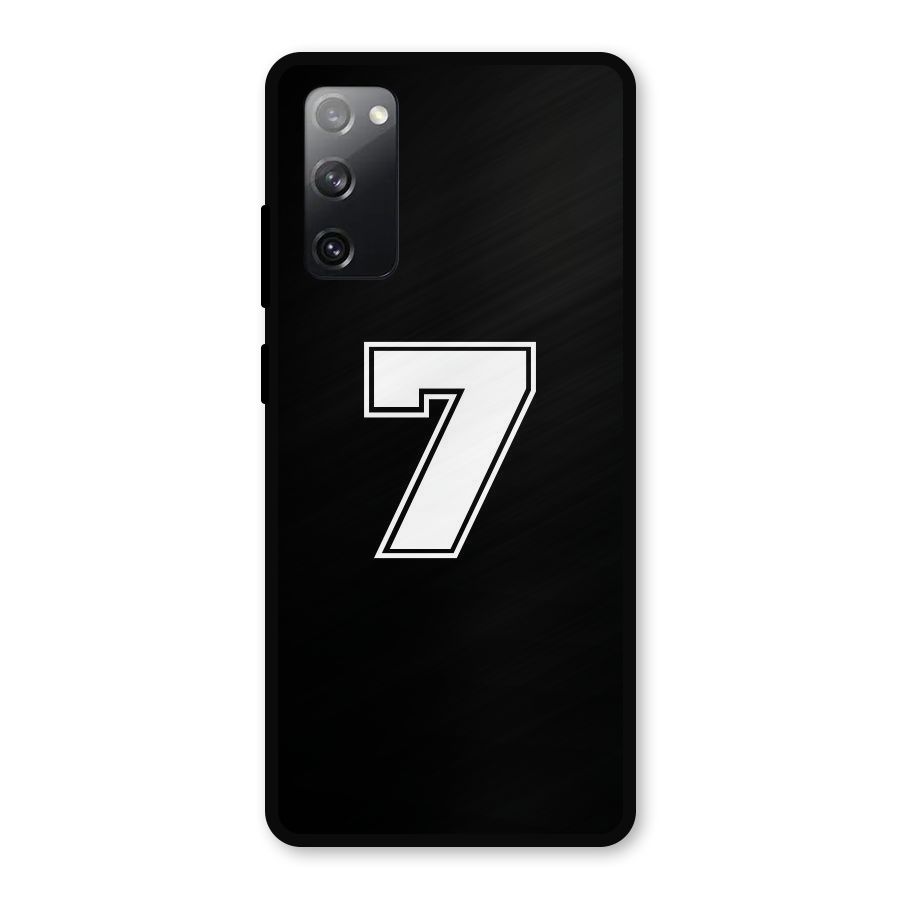 Number 7 Metal Back Case for Galaxy S20 FE 5G