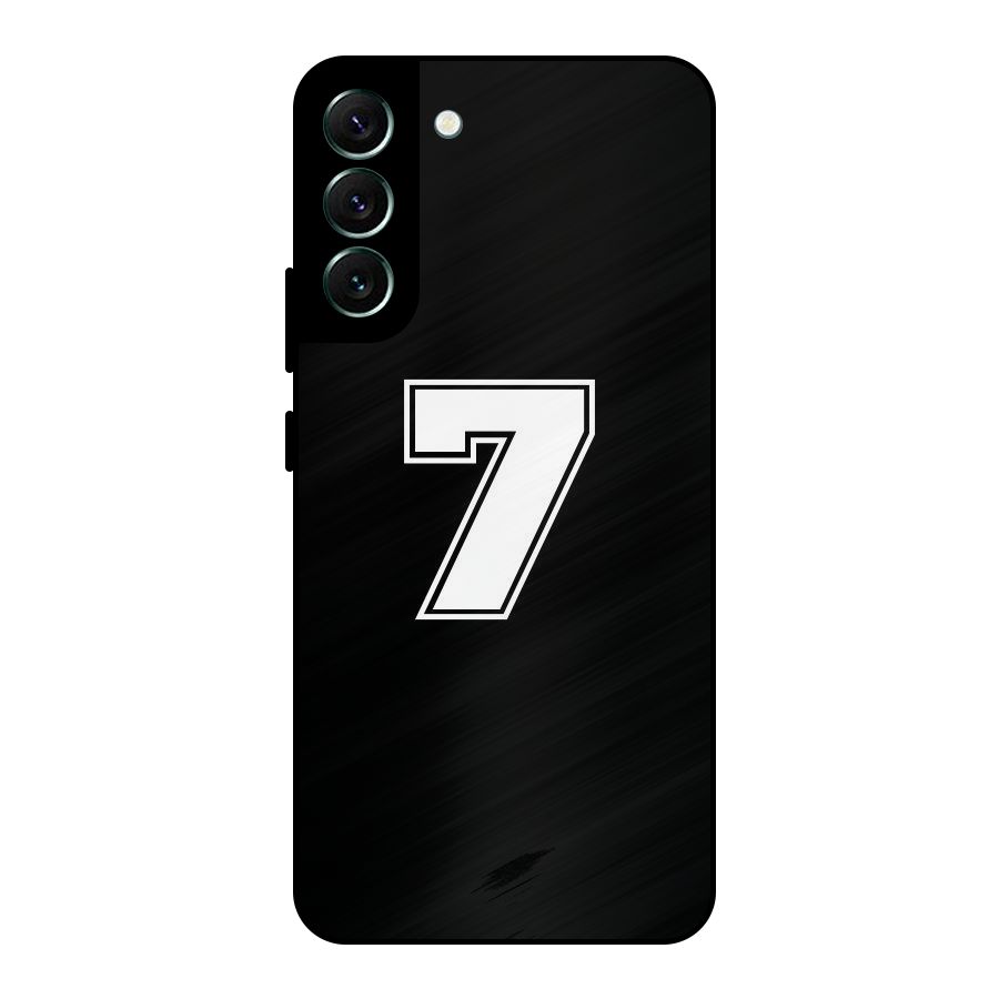 Number 7 Metal Back Case for Galaxy S22 Plus 5G