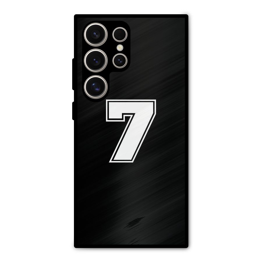 Number 7 Metal Back Case for Galaxy S24 Ultra