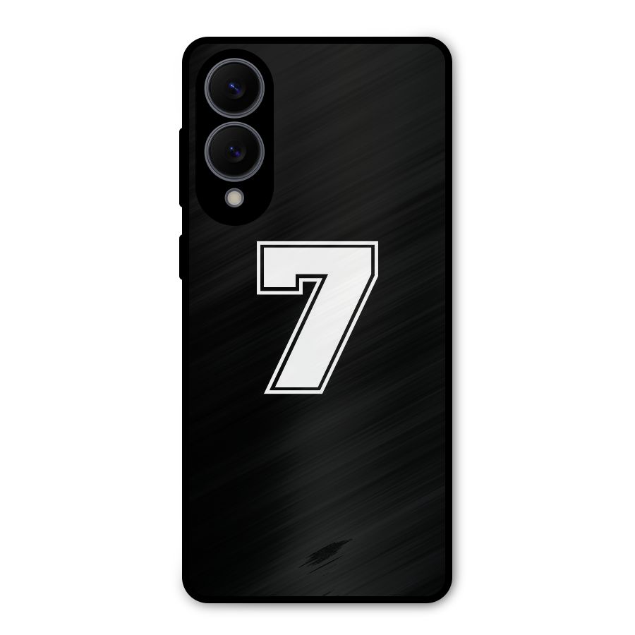 Number 7 Metal Back Case for Galaxy S25 Edge