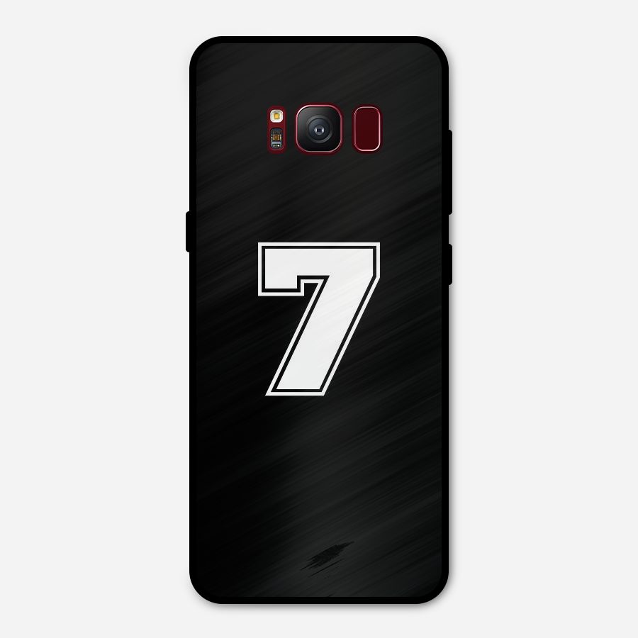 Number 7 Metal Back Case for Galaxy S8