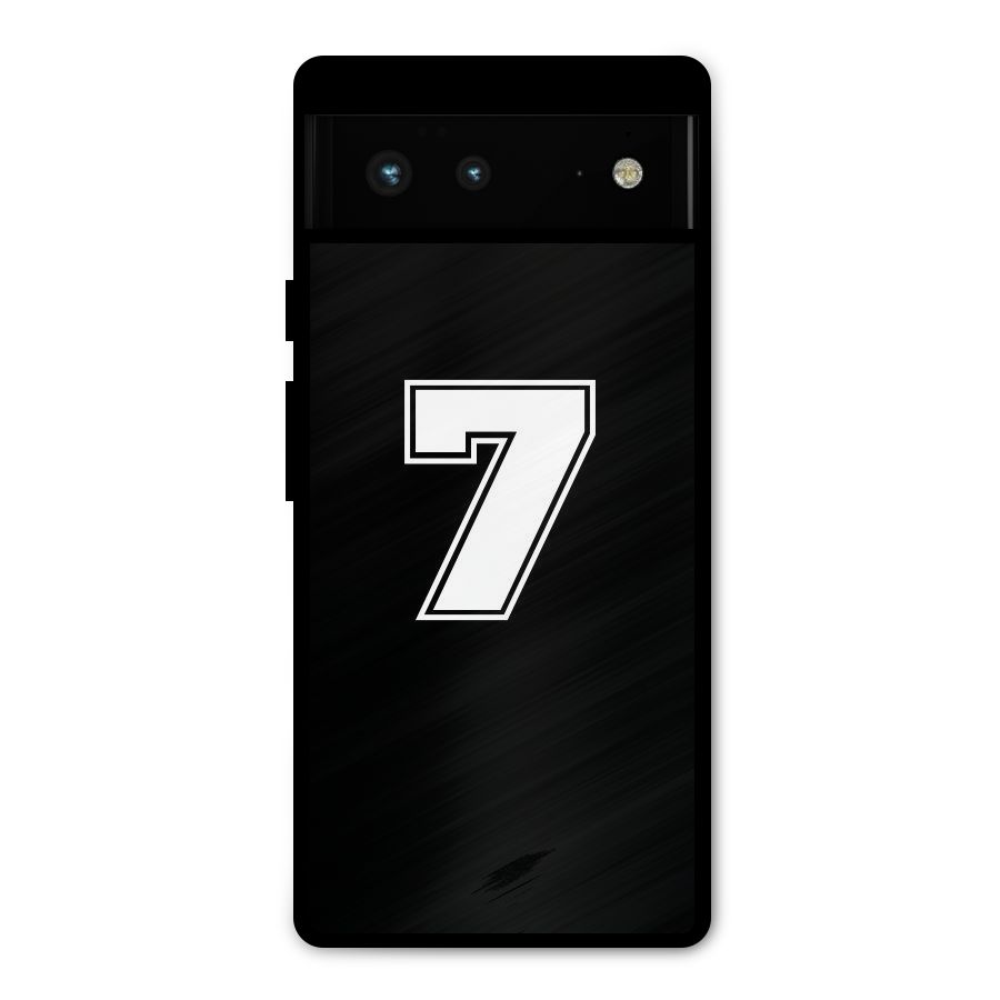 Number 7 Metal Back Case for Google Pixel 6