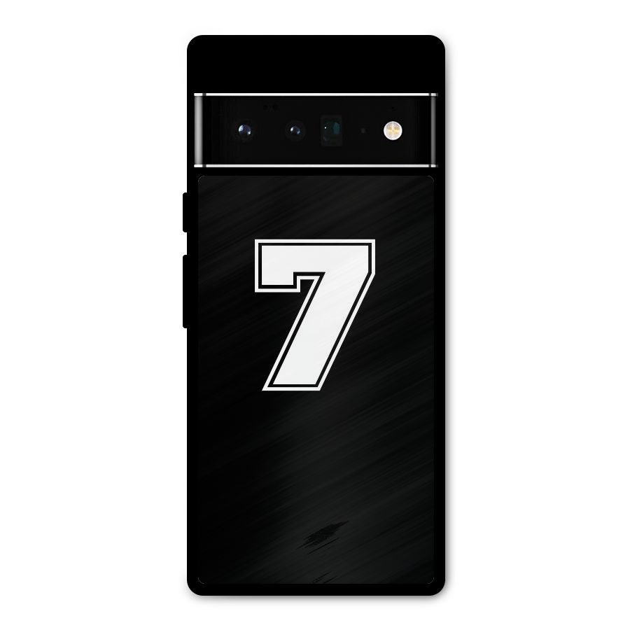 Number 7 Metal Back Case for Google Pixel 6 Pro