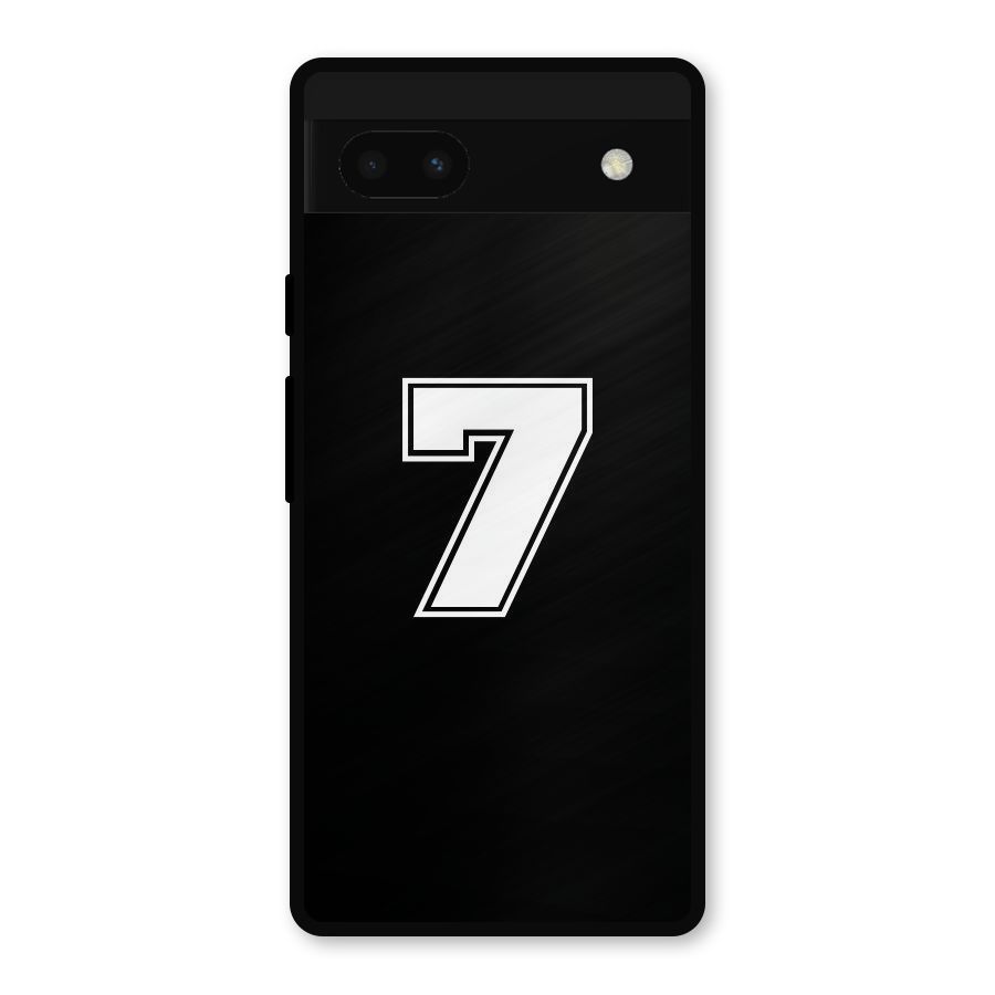 Number 7 Metal Back Case for Google Pixel 6a