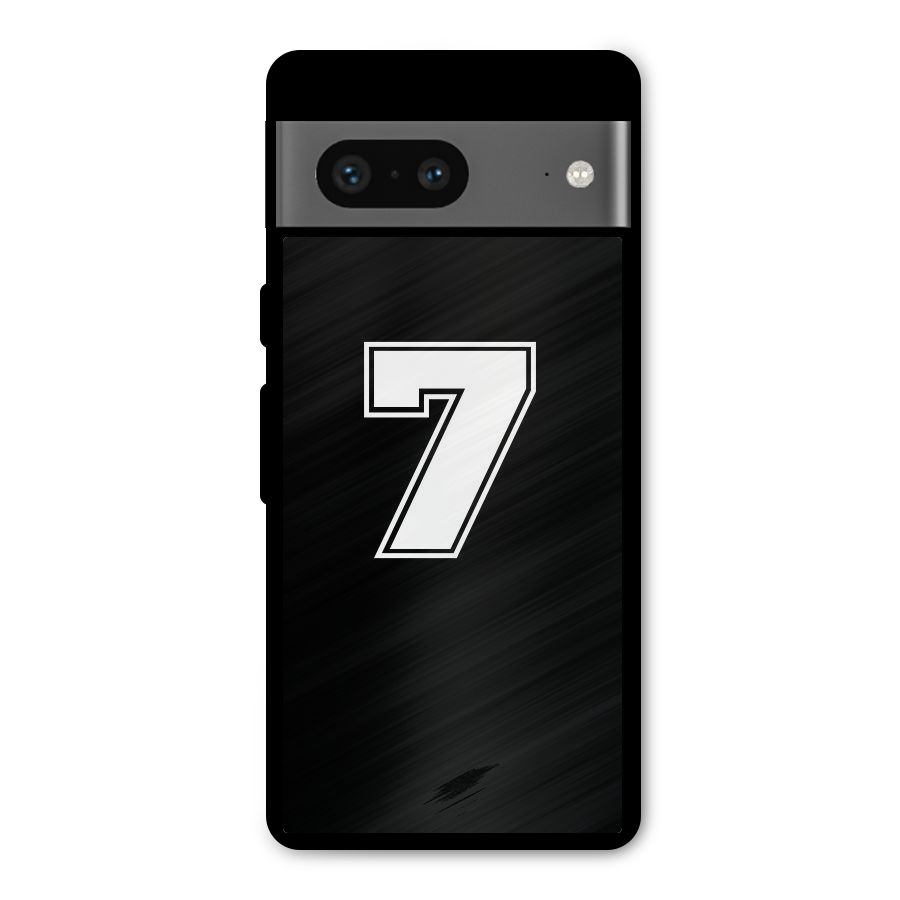 Number 7 Metal Back Case for Google Pixel 7