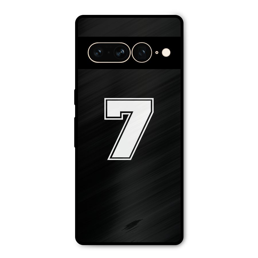 Number 7 Metal Back Case for Google Pixel 7 Pro
