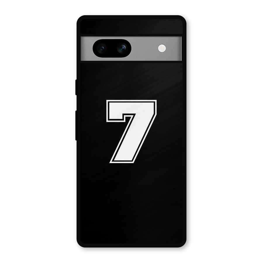 Number 7 Metal Back Case for Google Pixel 7a