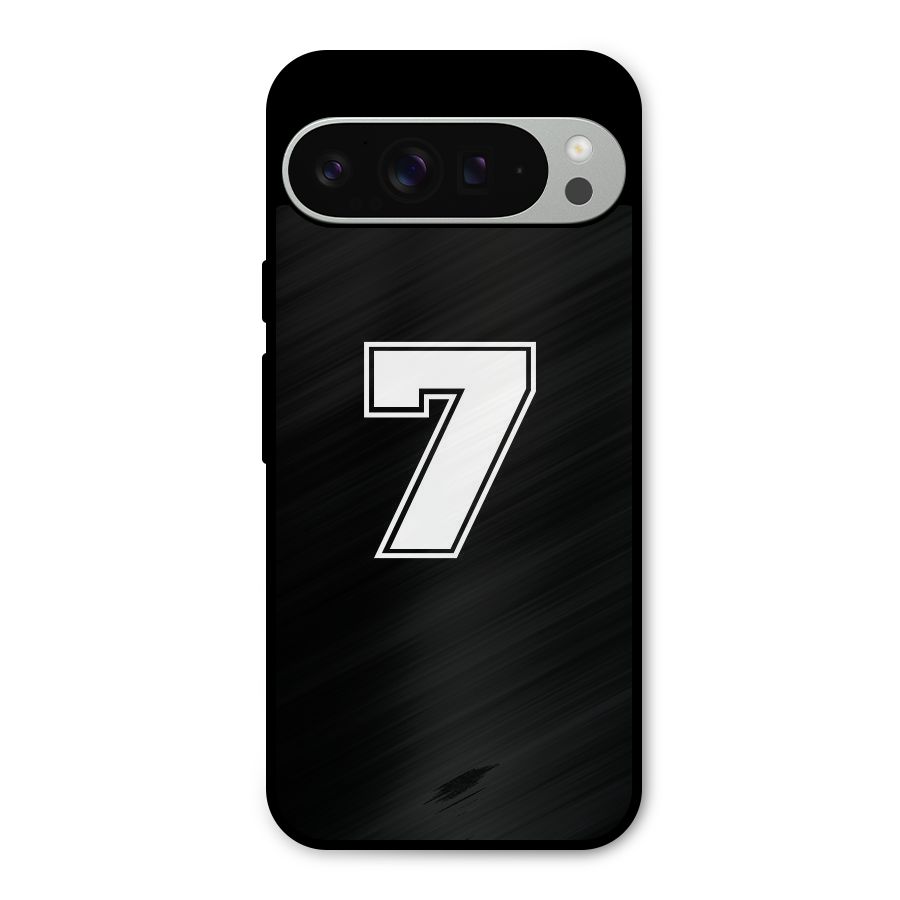 Number 7 Metal Back Case for Google Pixel 9 Pro XL