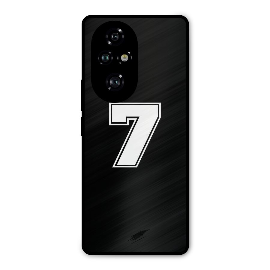 Number 7 Metal Back Case for Honor 200 Pro