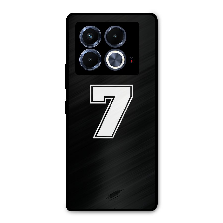 Number 7 Metal Back Case for Infinix Note 40 5G