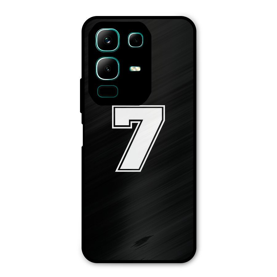 Number 7 Metal Back Case for Infinix Note 50x