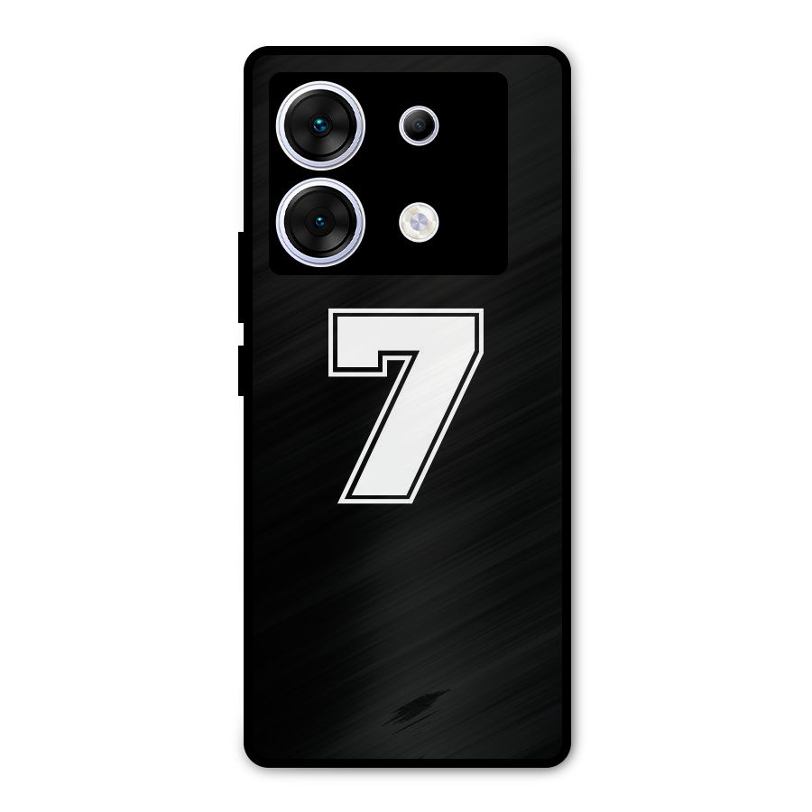 Number 7 Metal Back Case for Infinix Zero 30 5G