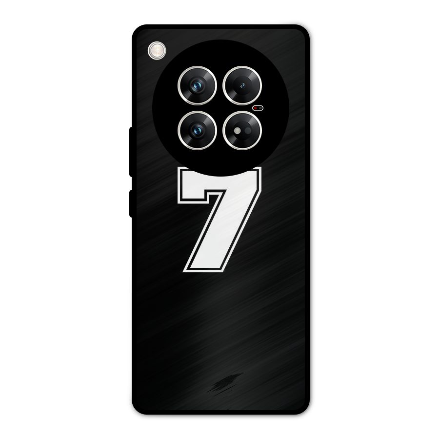 Number 7 Metal Back Case for Infinix Zero 40 5G