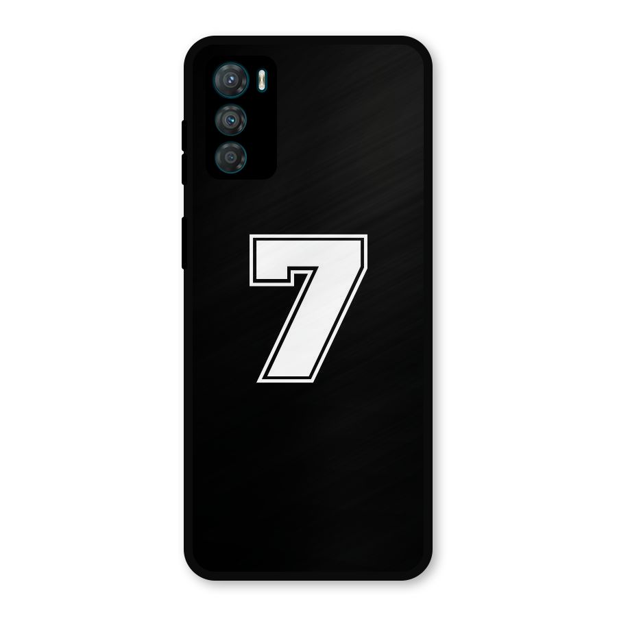 Number 7 Metal Back Case for Moto G42