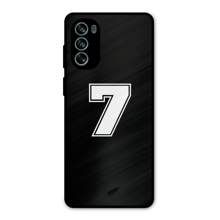 Number 7 Metal Back Case for Moto G62