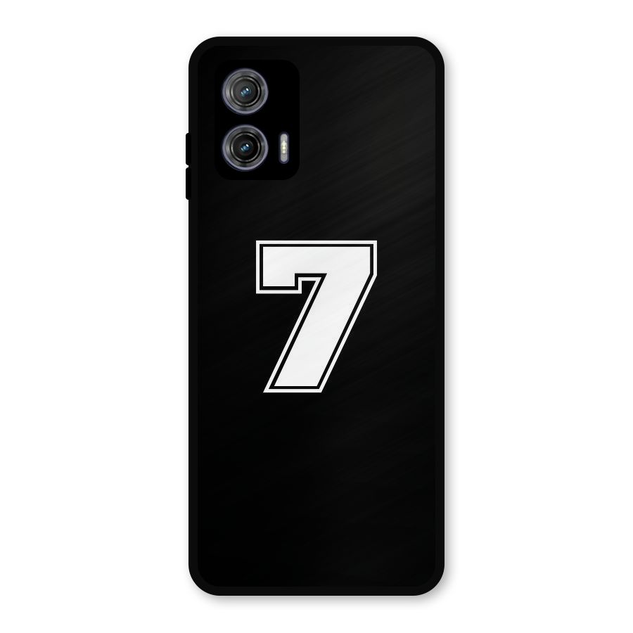Number 7 Metal Back Case for Moto G73