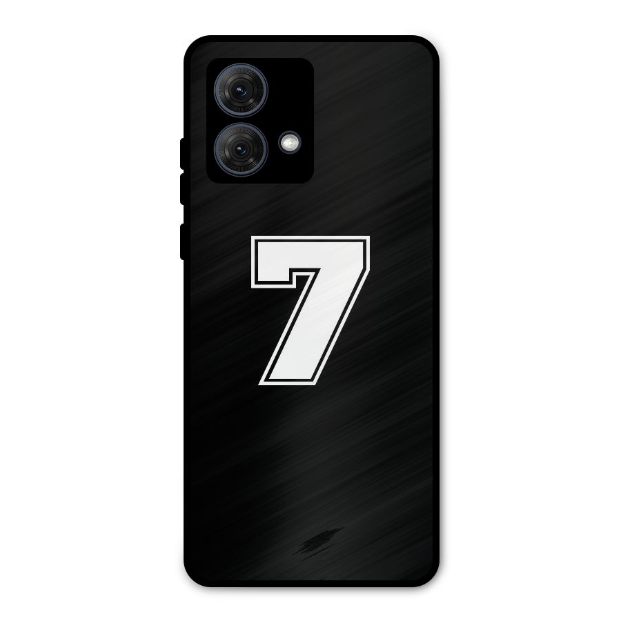 Number 7 Metal Back Case for Moto G84