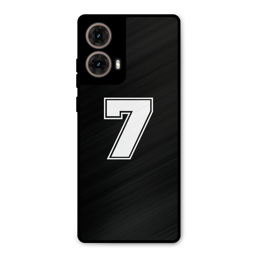 Number 7 Metal Back Case for Moto G85