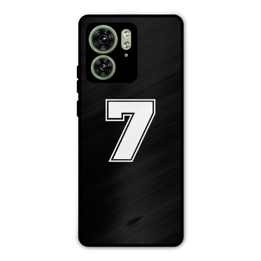 Number 7 Metal Back Case for Motorola Edge 40 5G