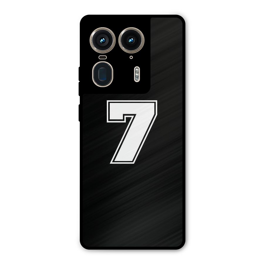 Number 7 Metal Back Case for Motorola Edge 50 Ultra